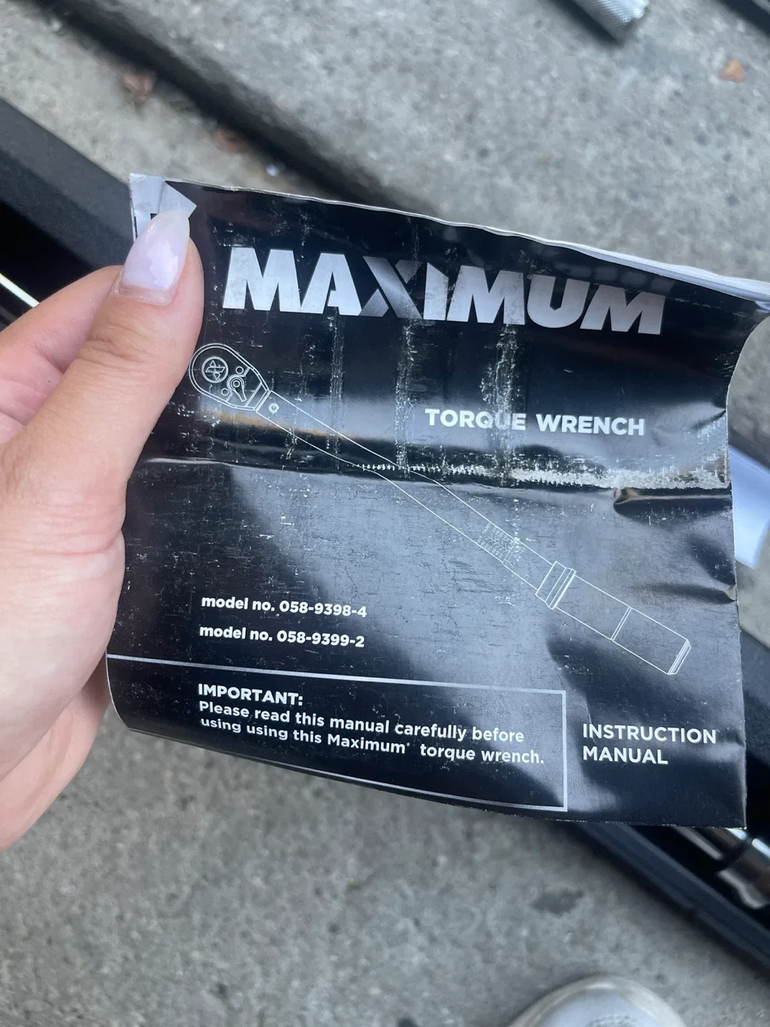 Maximum Torque Wrench (Model 058-9399-2) thumbnail