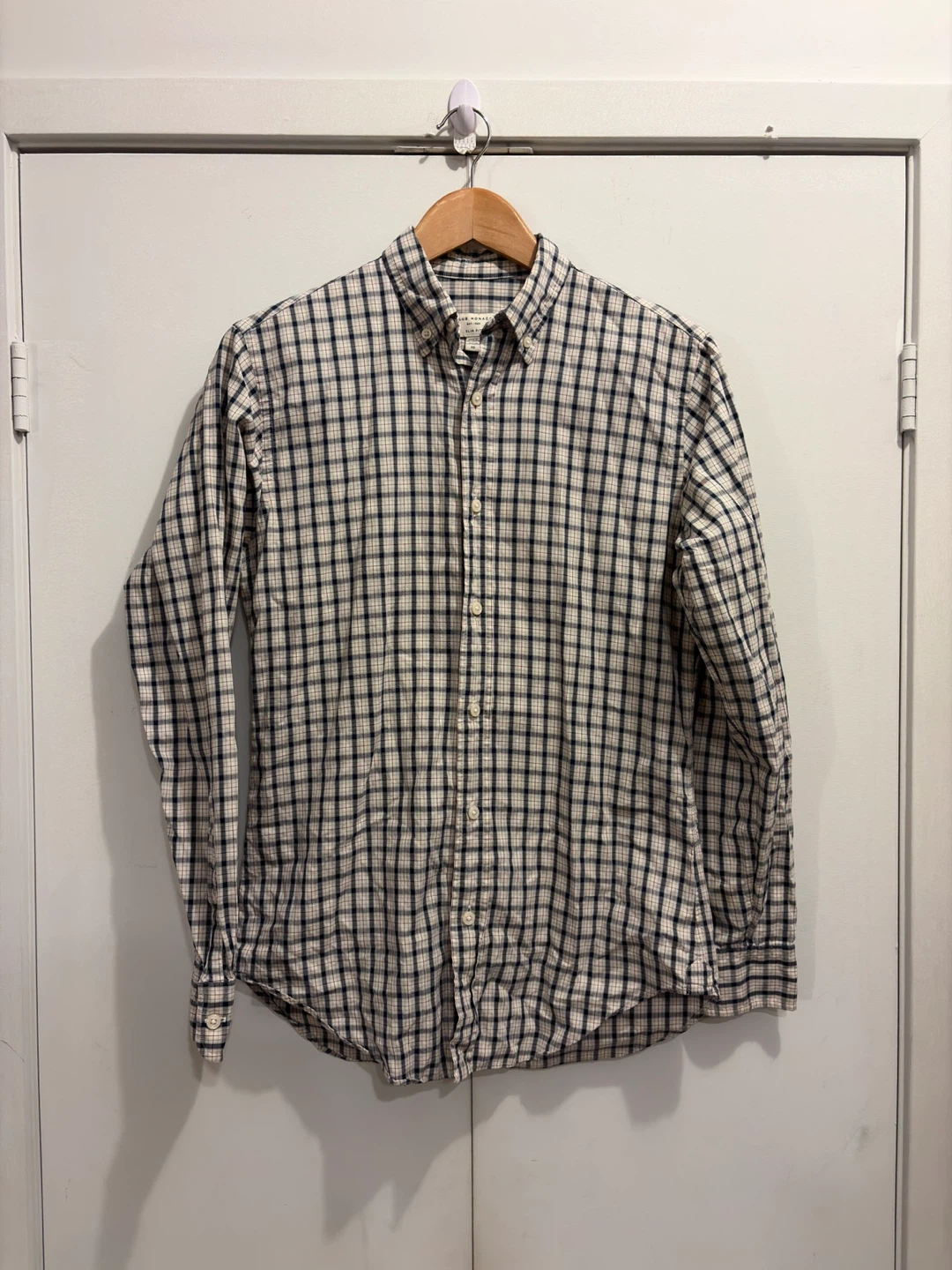 Club Monaco Plaid Dress Shirt