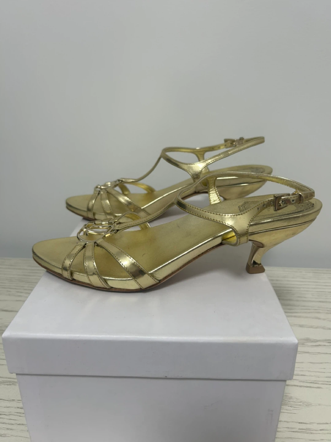 Christian Dior Gold Sandals - photo 3