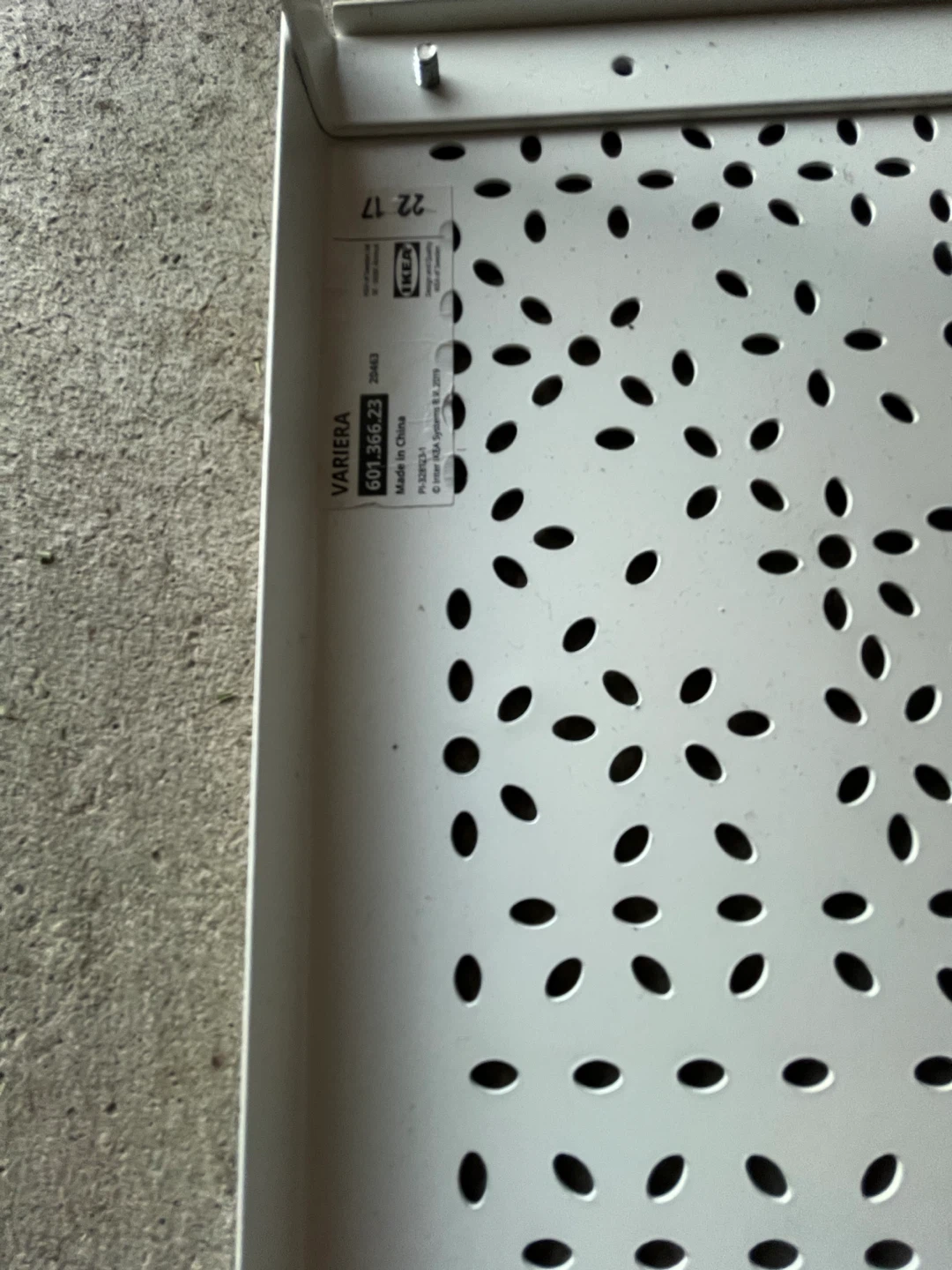 IKEA VARIERA Shelf Insert - White
