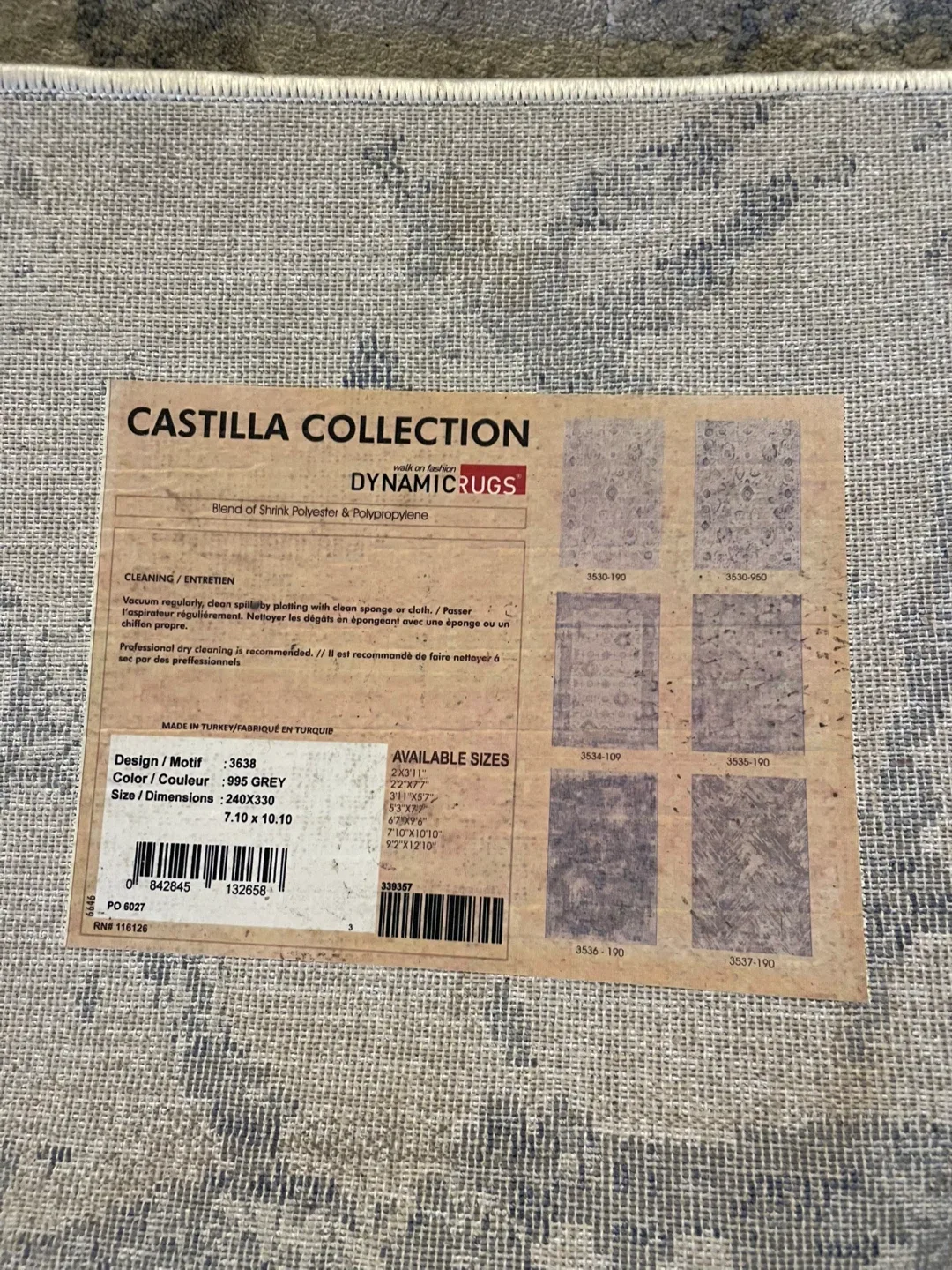 Beautiful Large Area Rug image indicator(2)