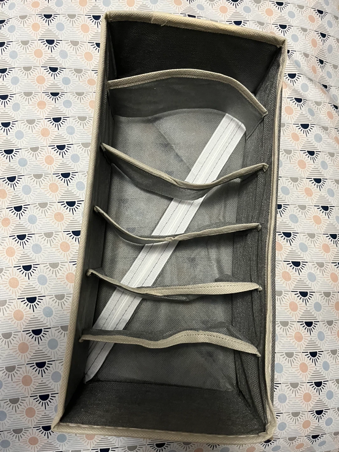 Grey Foldable Drawer Organizer - photo 3