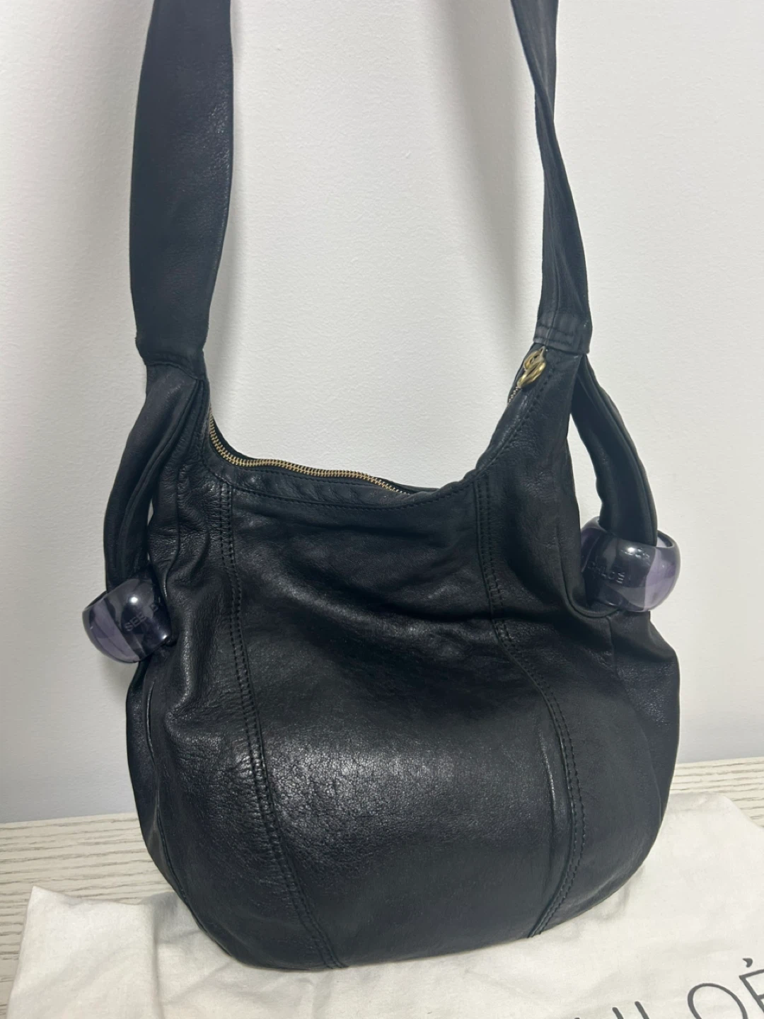 See by Chloé Black Leather Shoulder Bag - photo 3