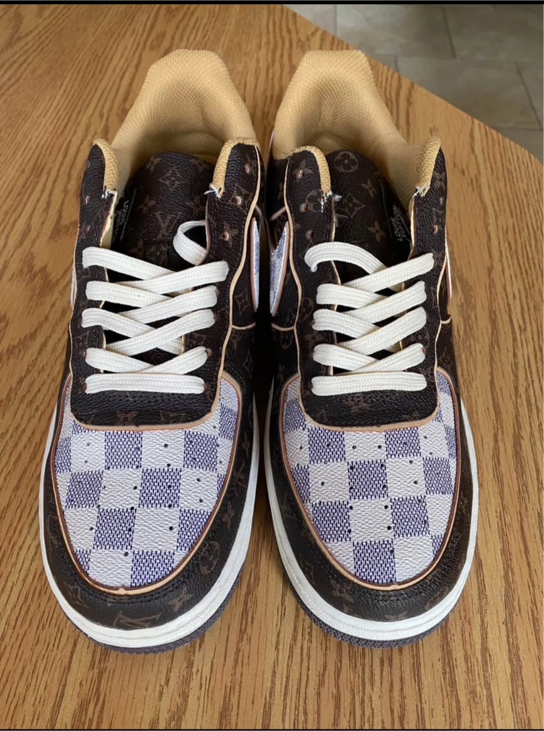 Nike Air Force 1 x Louis Vuitton Sneakers (Size 11) - photo 2