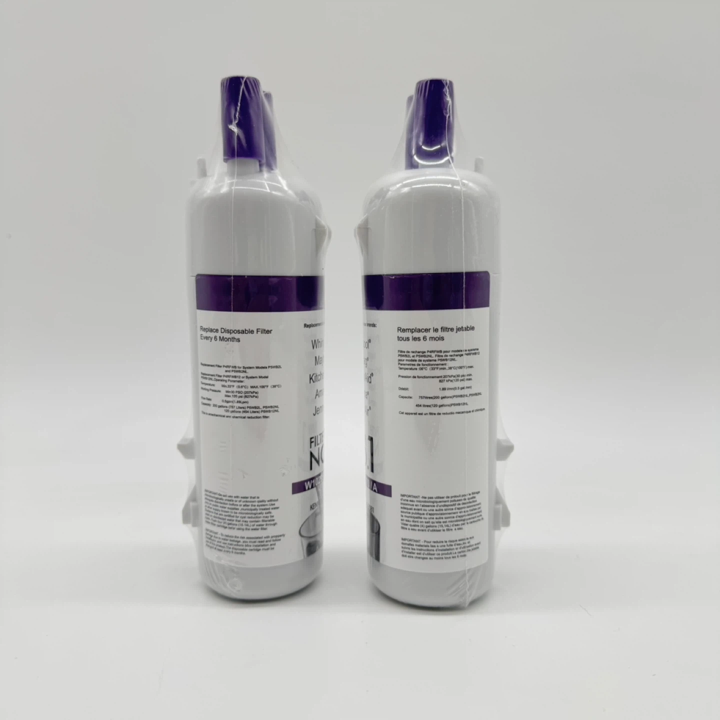2 Replacement Water Filters W10295370A EDR1RXD1 Filter 1 - photo 2