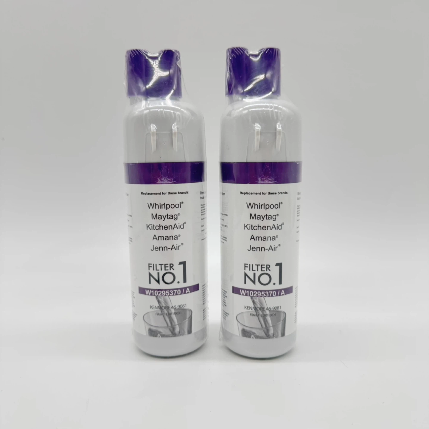 2 Replacement Water Filters W10295370A EDR1RXD1 Filter 1
