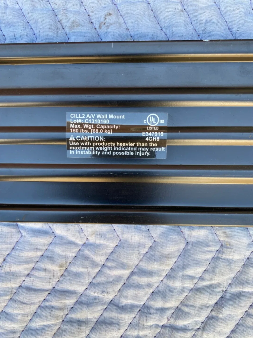 Cill2 A/V Wall Mount, Max 150 lbs image indicator(2)