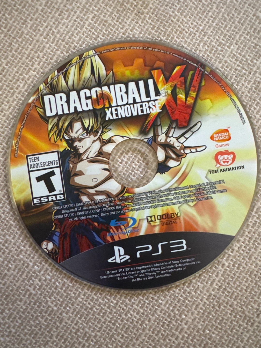 Dragon Ball Xenoverse PS3 Game