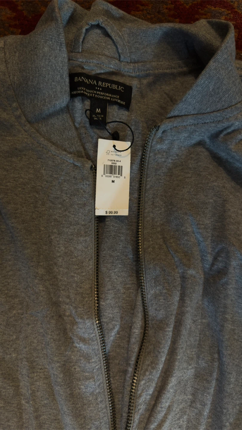 Banana Republic Luxe Touch Bomber Jacket - Size M - photo 2