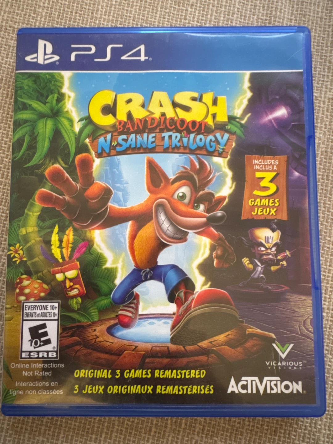 Crash Bandicoot N. Sane Trilogy PS4 Game