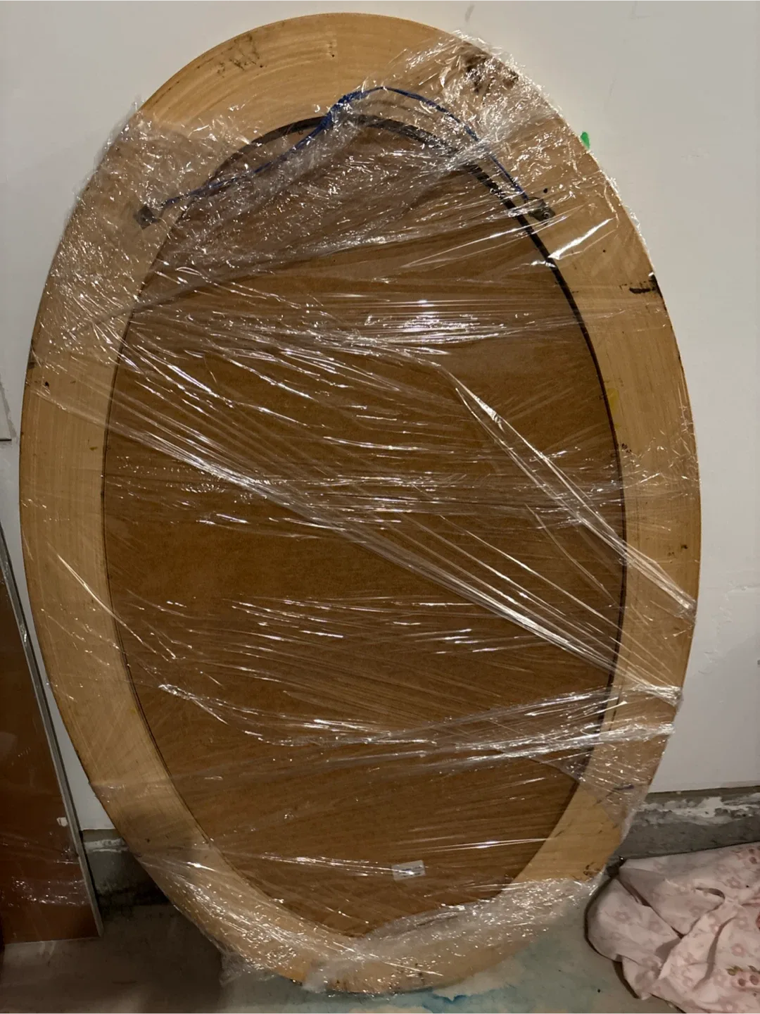 Oval Gold Framed Mirror image indicator(2)