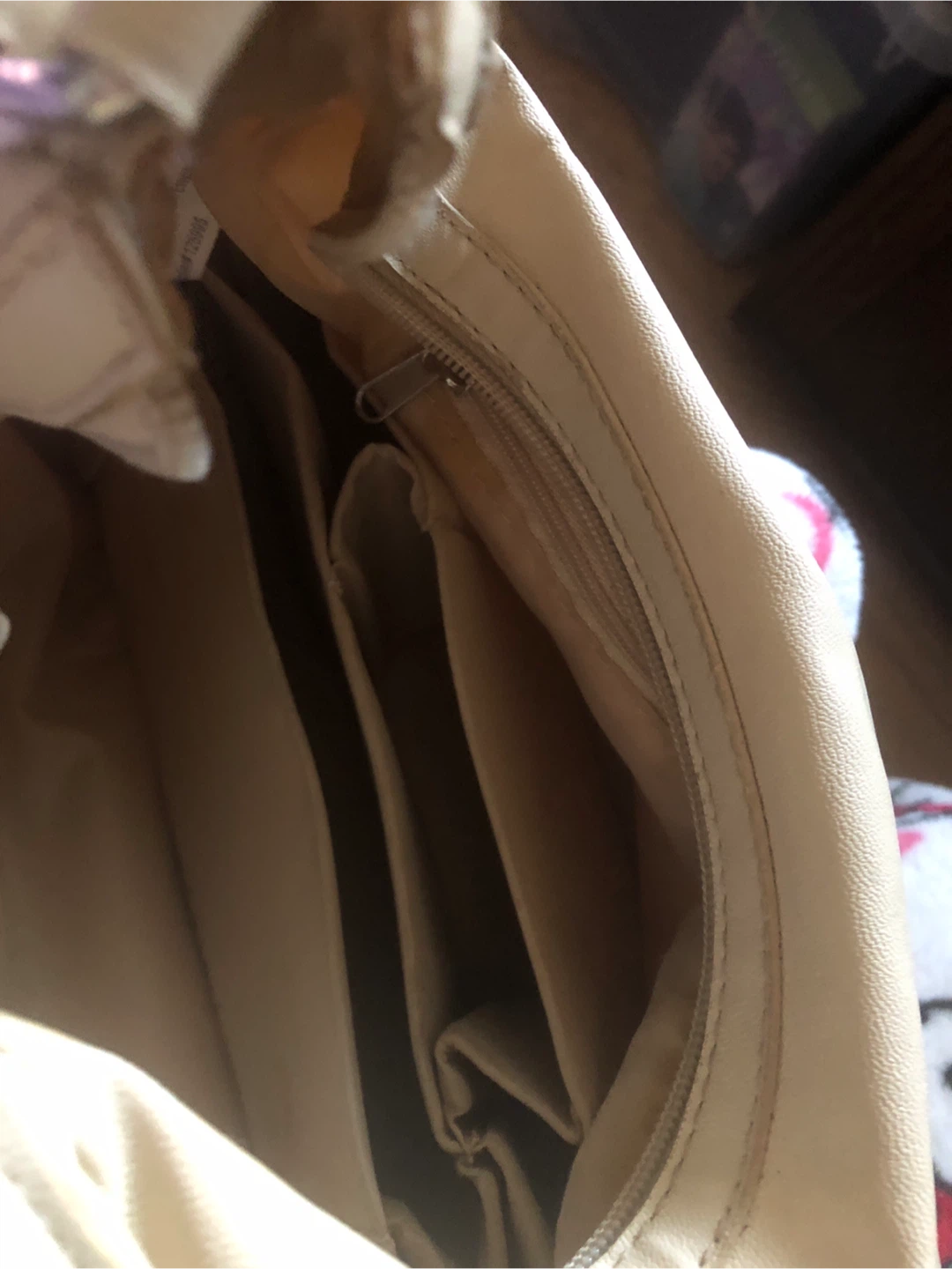 Cream-coloured Shoulder Bag - photo 2