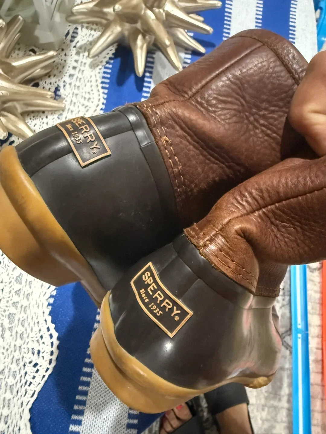 Sperry Waterproof Rubber Boots - Women's Size 7M image indicator(3)