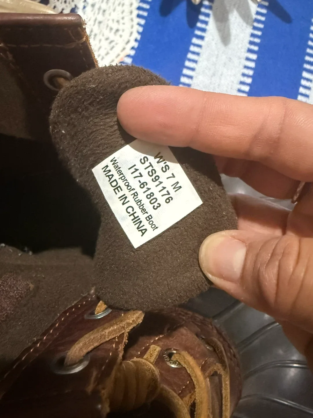 Sperry Waterproof Rubber Boots - Women's Size 7M image indicator(5)