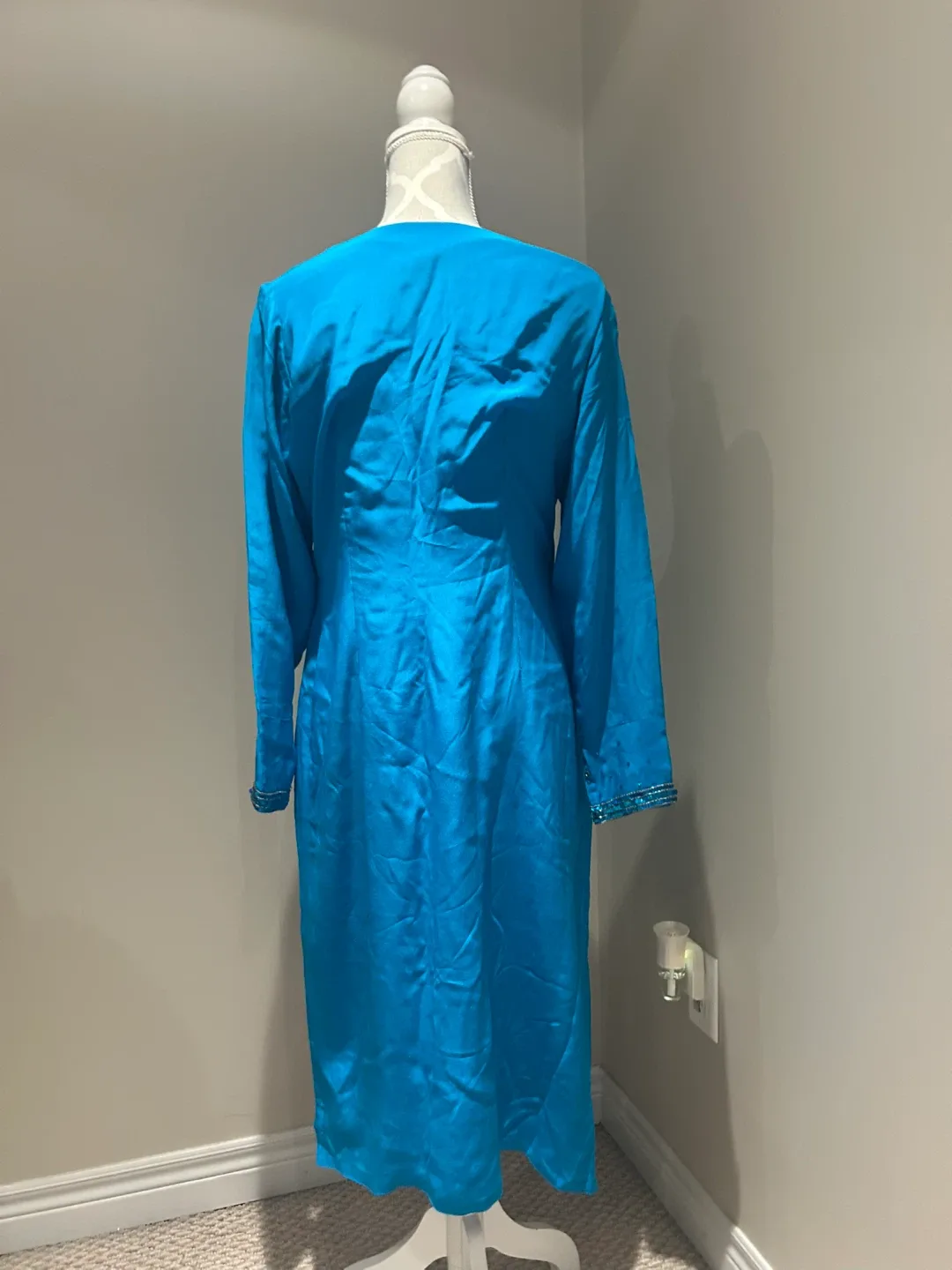 Teal Blue Salwar Kameez image indicator(2)