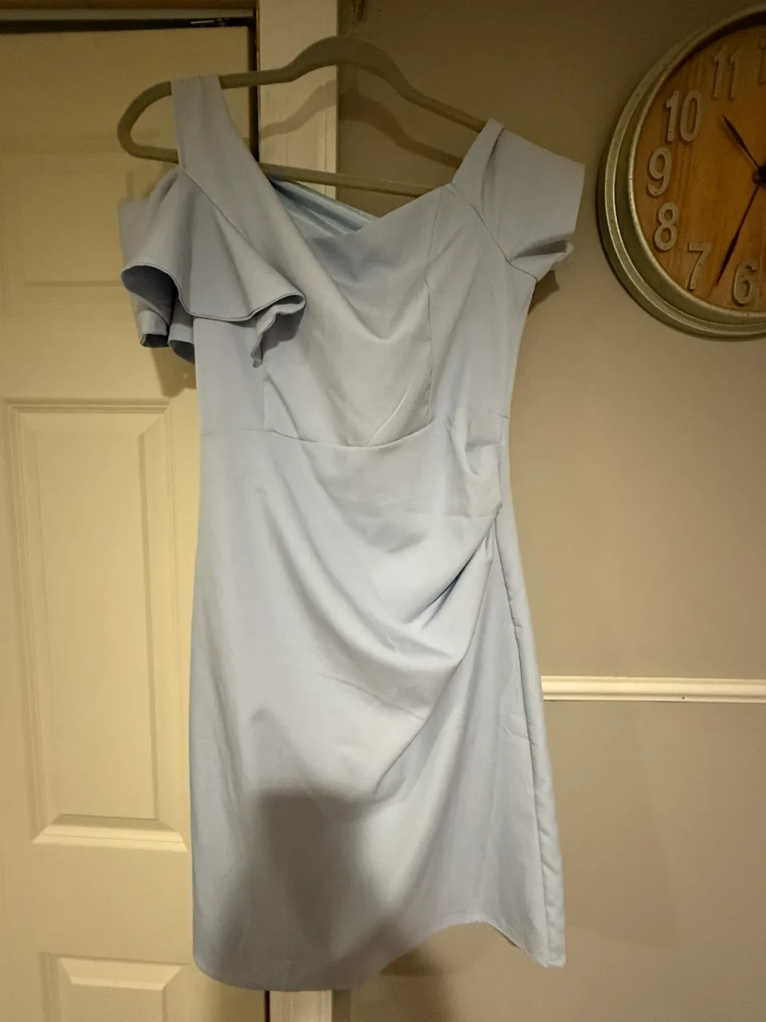 Misslook Blue Midi Dress - Size 4