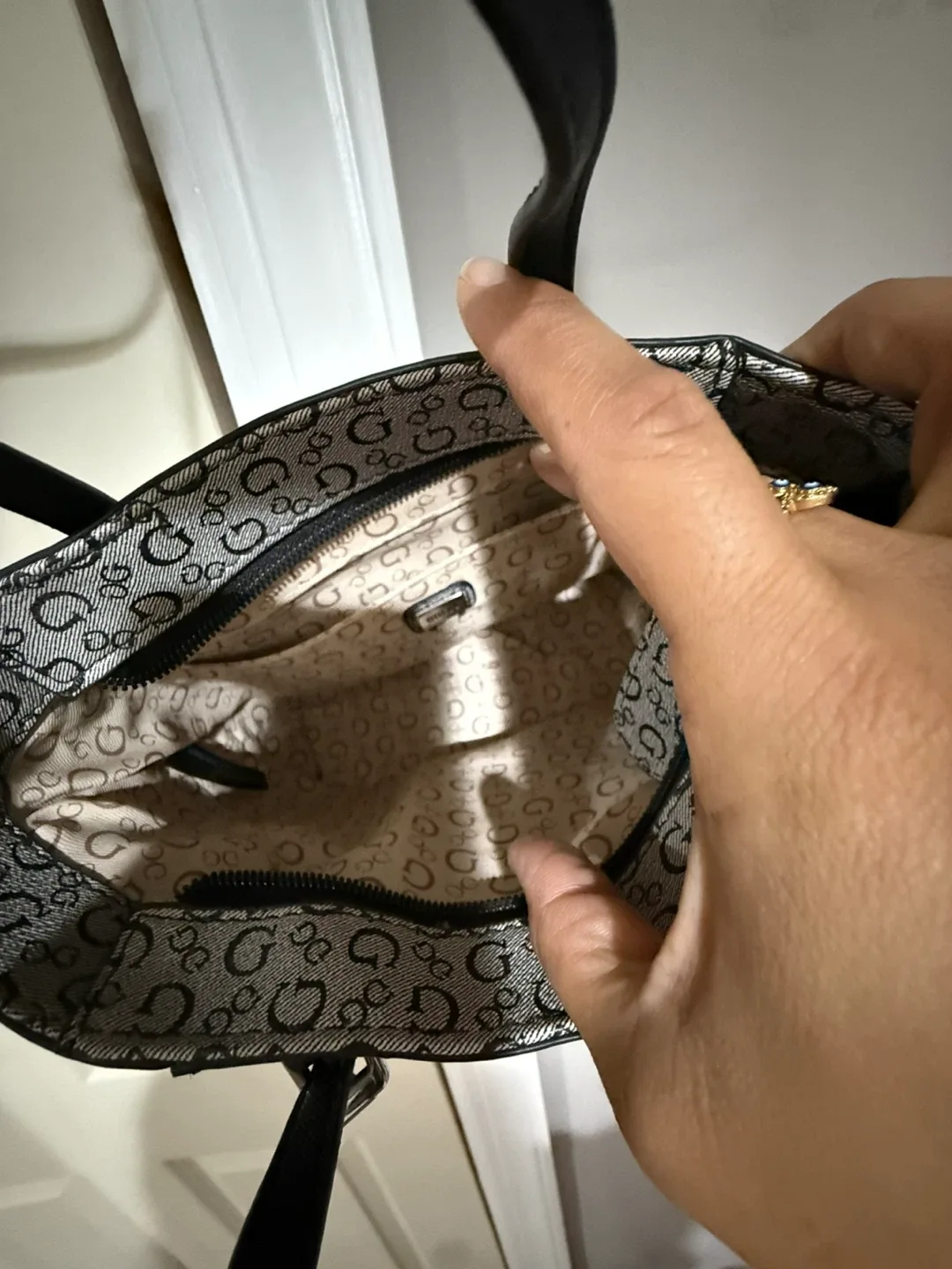 Guess Edgington Mini Satchel Bag image indicator(5)