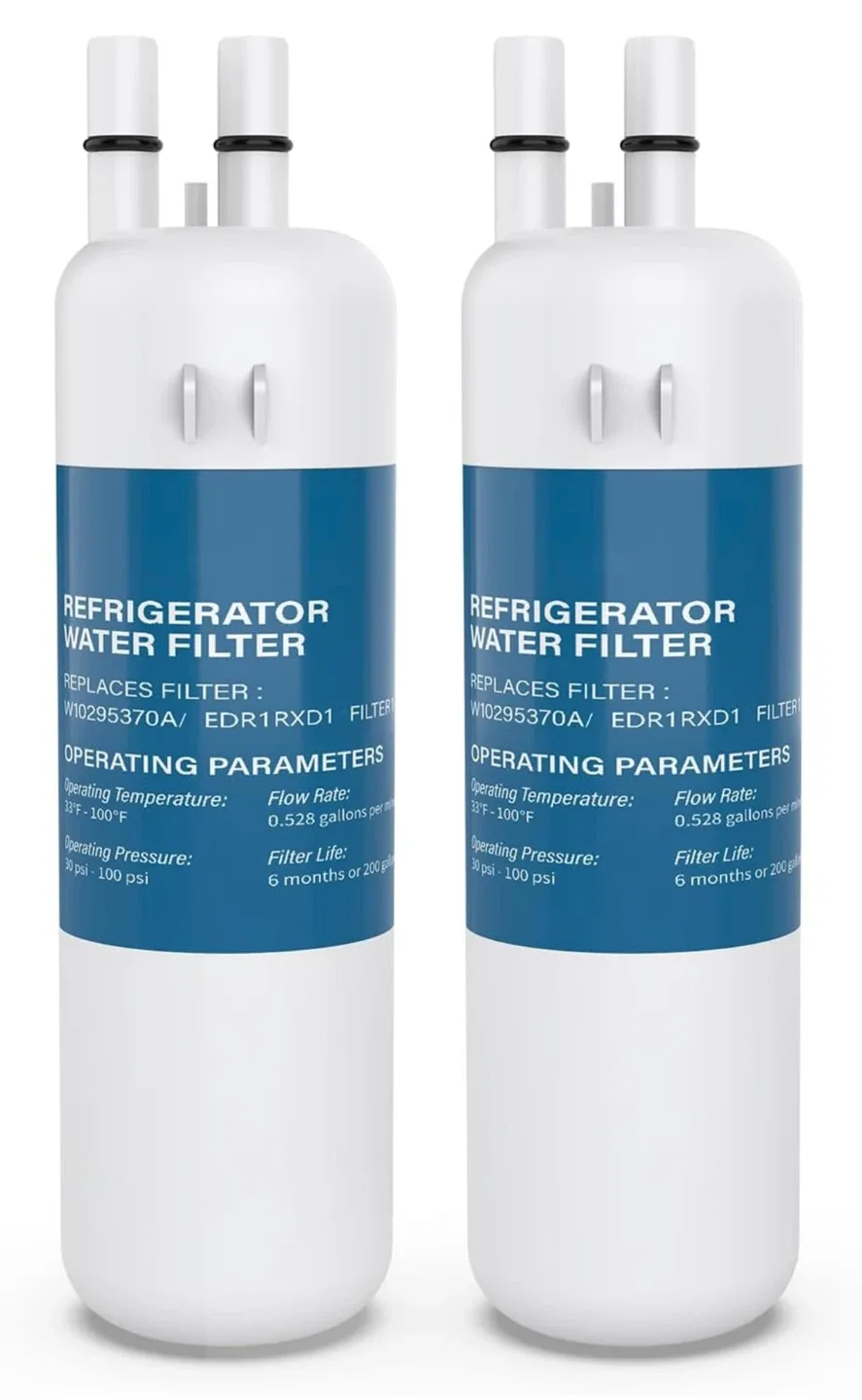 Refrigerator Ice and Water Filter EDR1RXD1 W10295370A 2 PACK NEW thumbnail