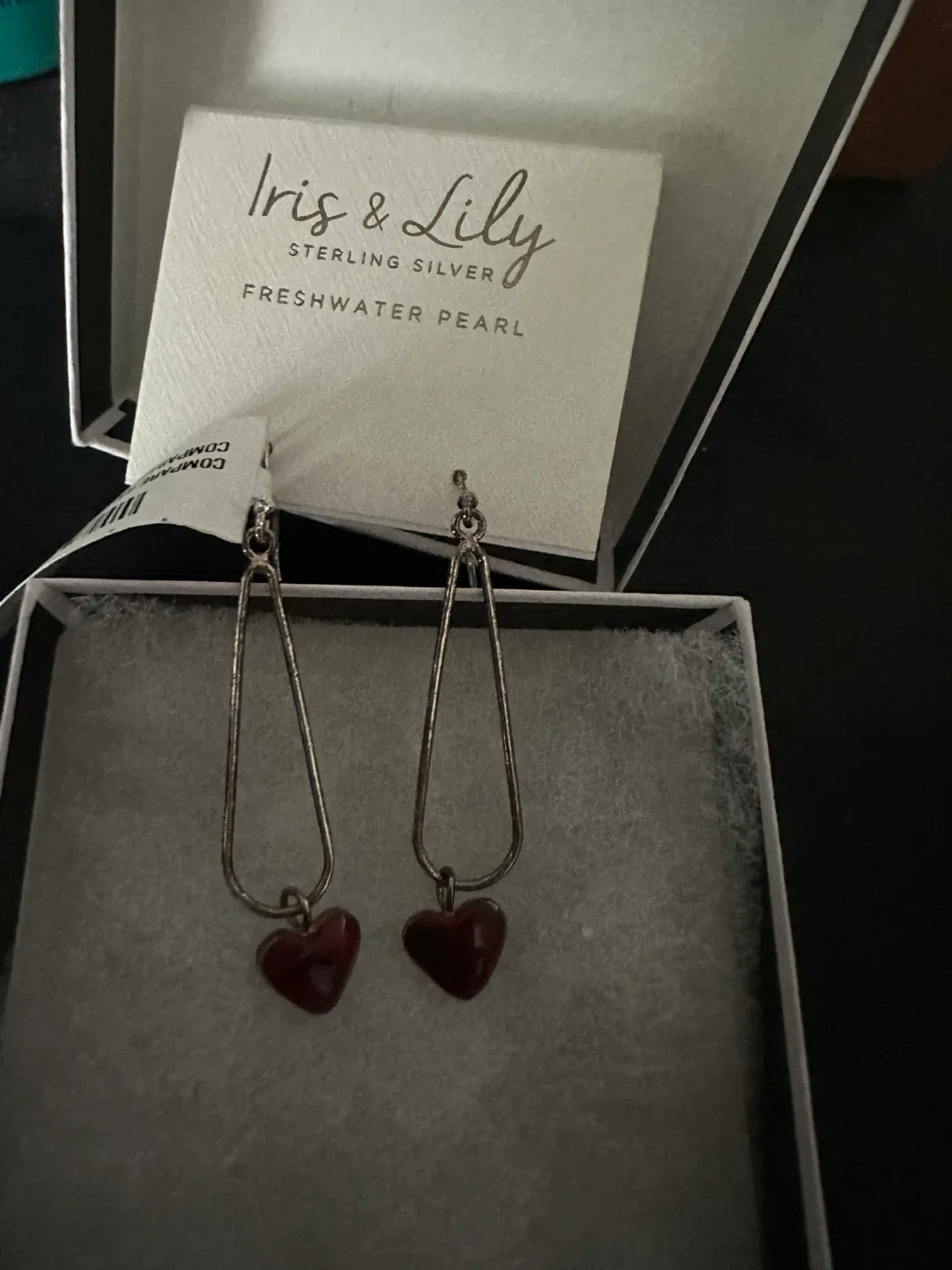 Iris & Lily Sterling Silver Freshwater Pearl Earrings - New image indicator(3)