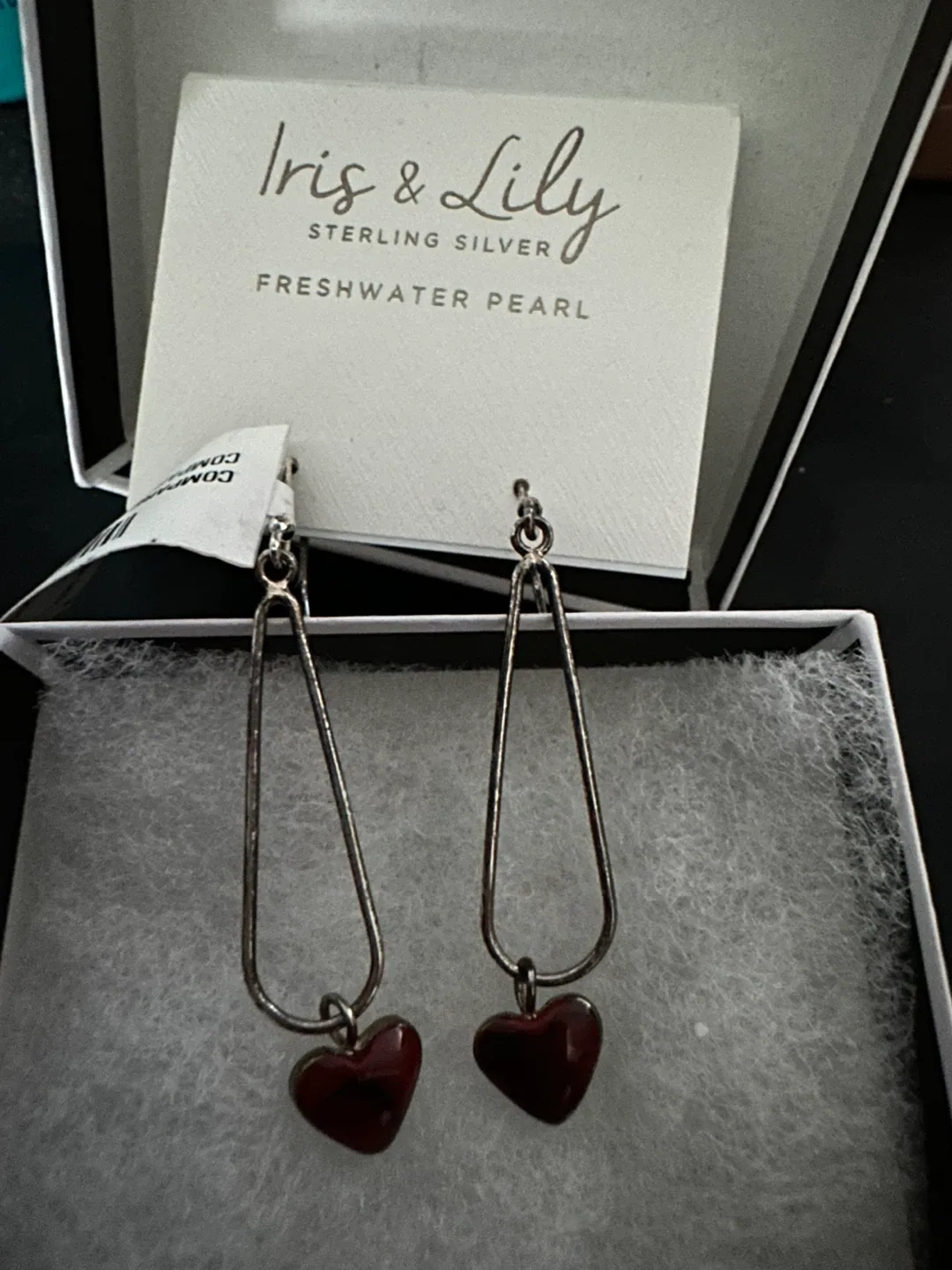 Iris & Lily Sterling Silver Freshwater Pearl Earrings - New image indicator(4)