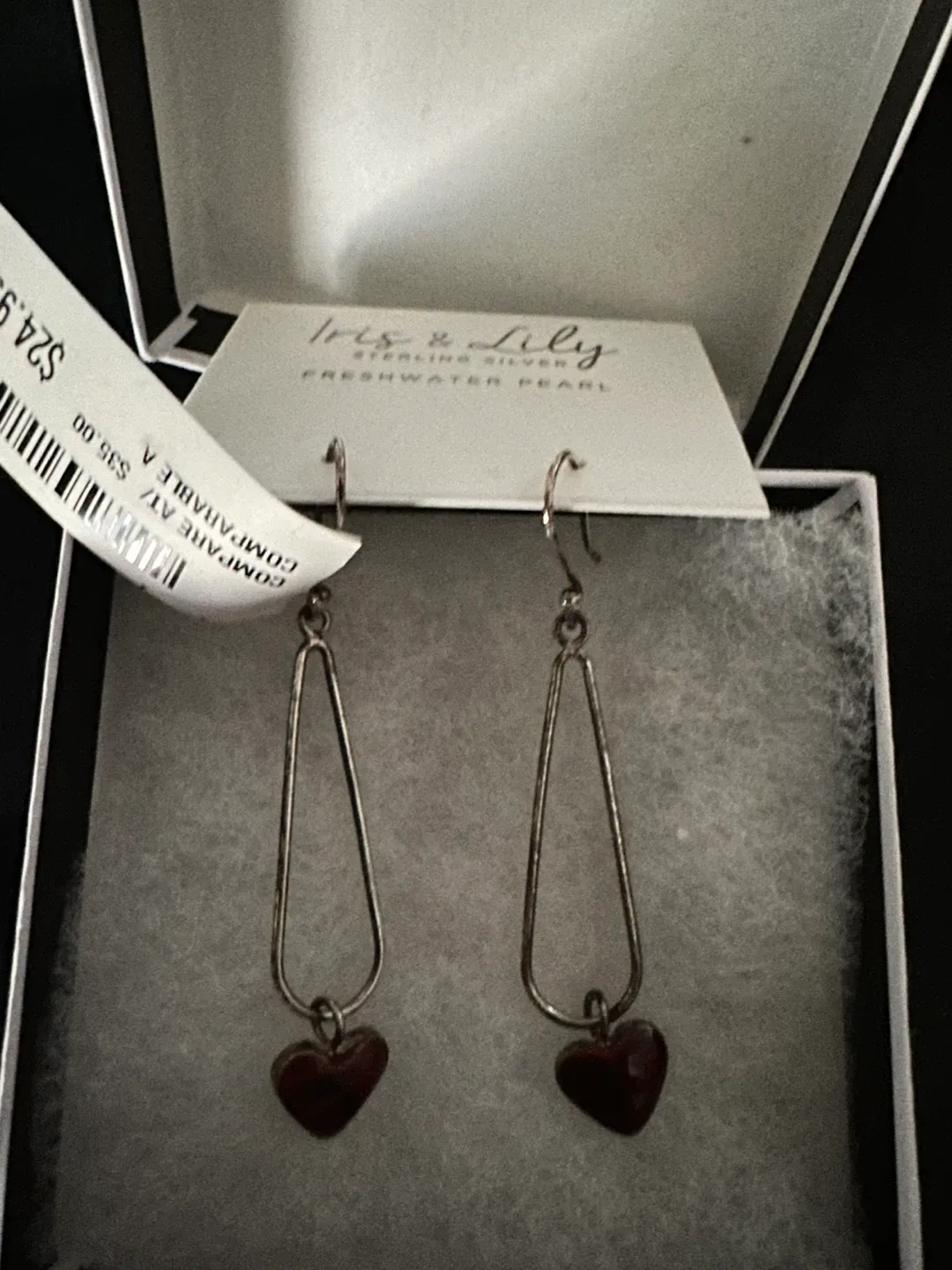 Iris & Lily Sterling Silver Freshwater Pearl Earrings - New image indicator(5)