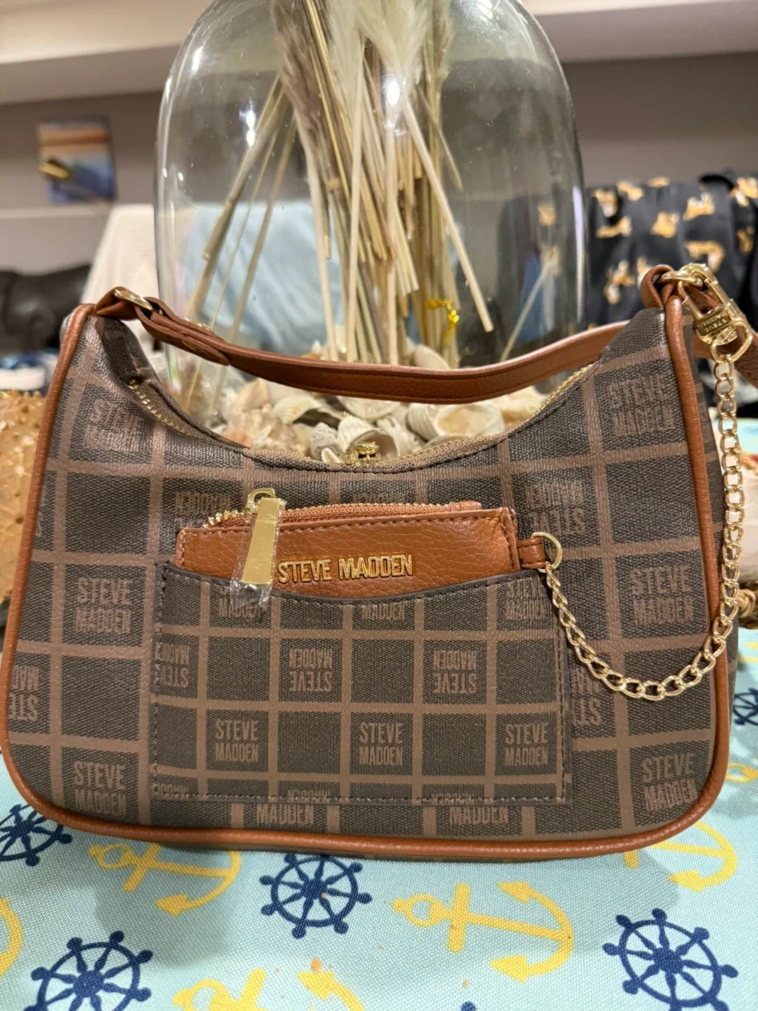 Steve Madden Brown Shoulder Bag