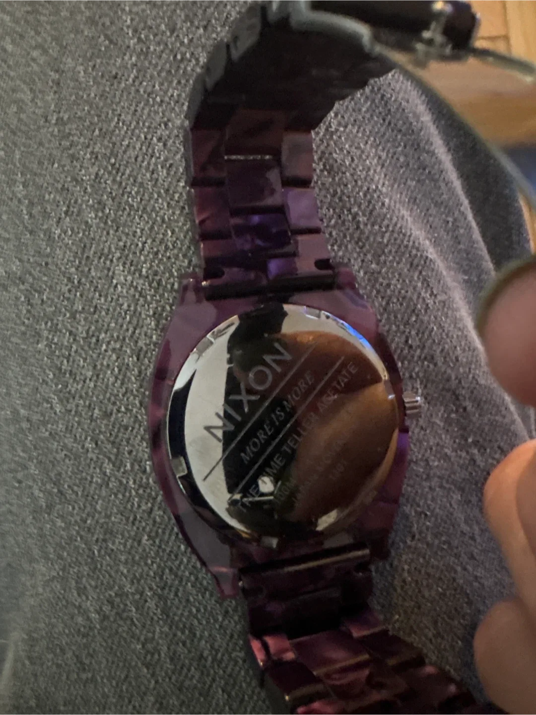 Nixon Time Teller Acetate Watch - Purple image indicator(2)