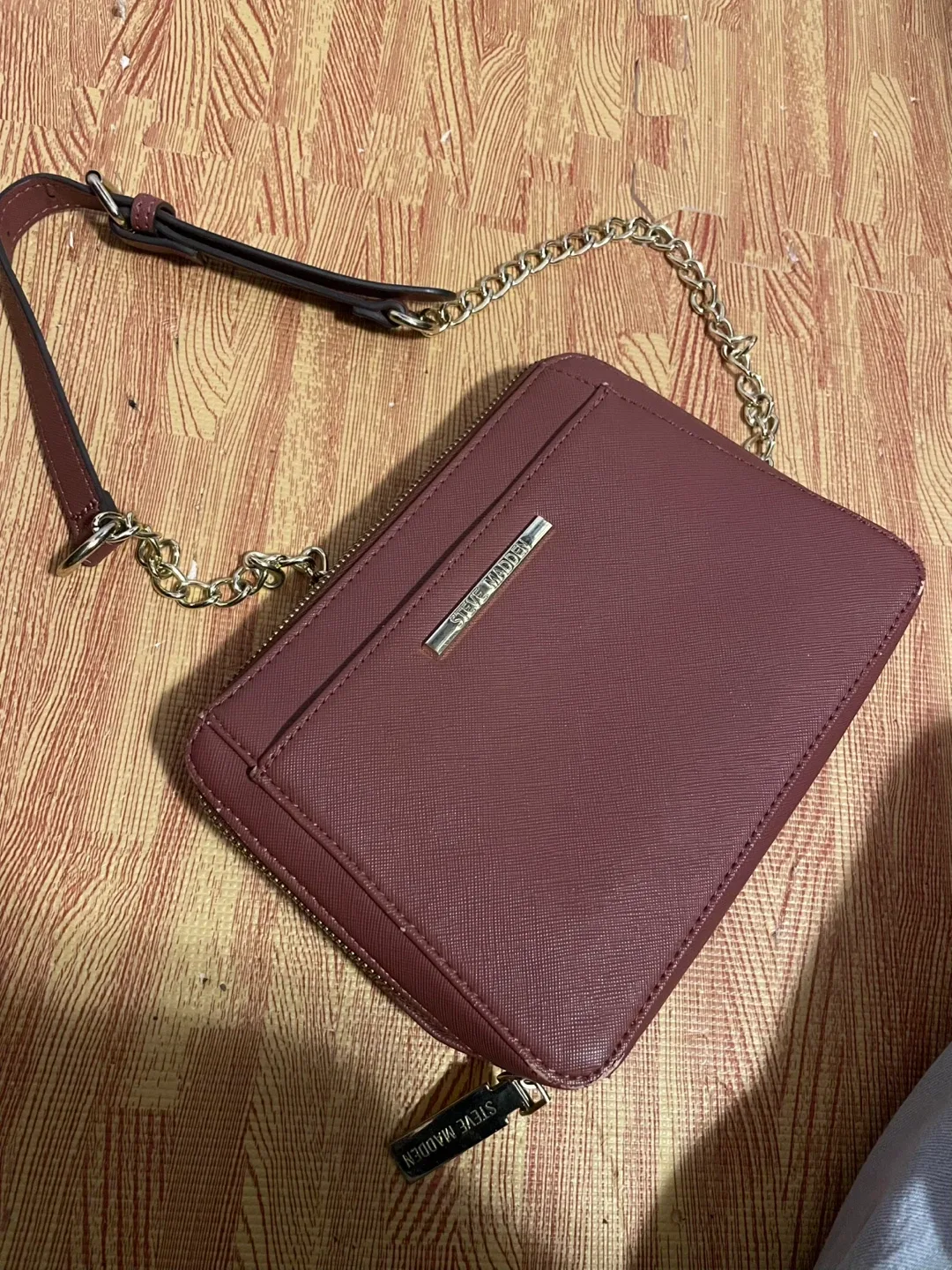 Steve Madden Burgundy Purse thumbnail