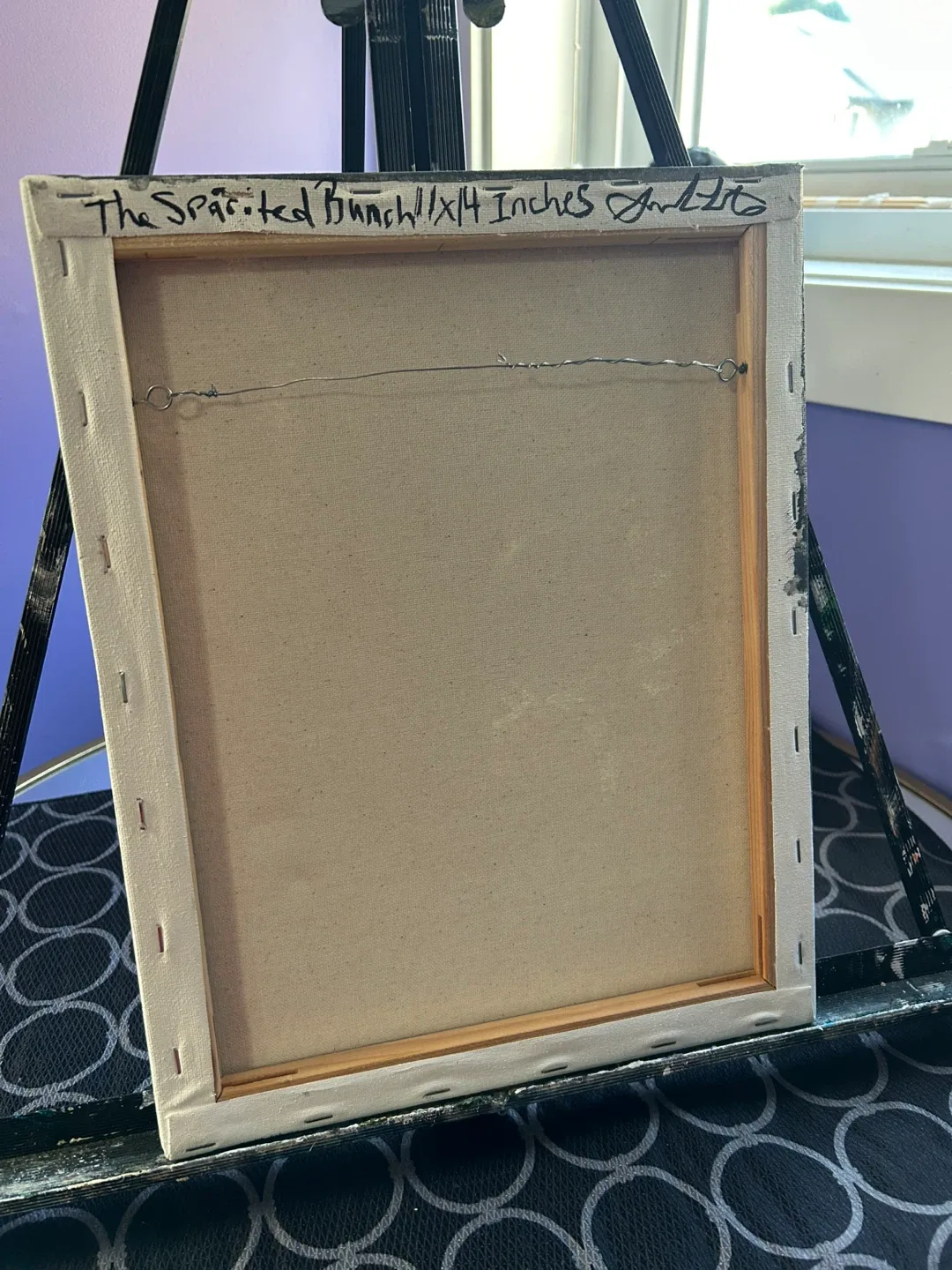 The spirited bunch acrylic painting🧡 image indicator(3)