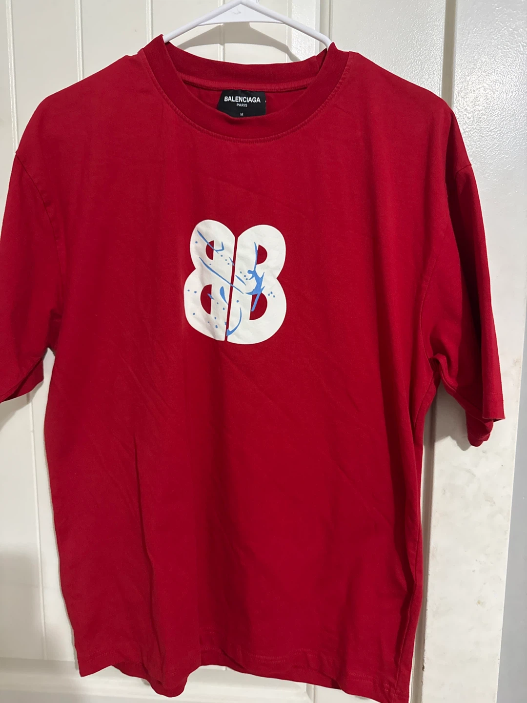 Balenciaga Red T-Shirt Size M
