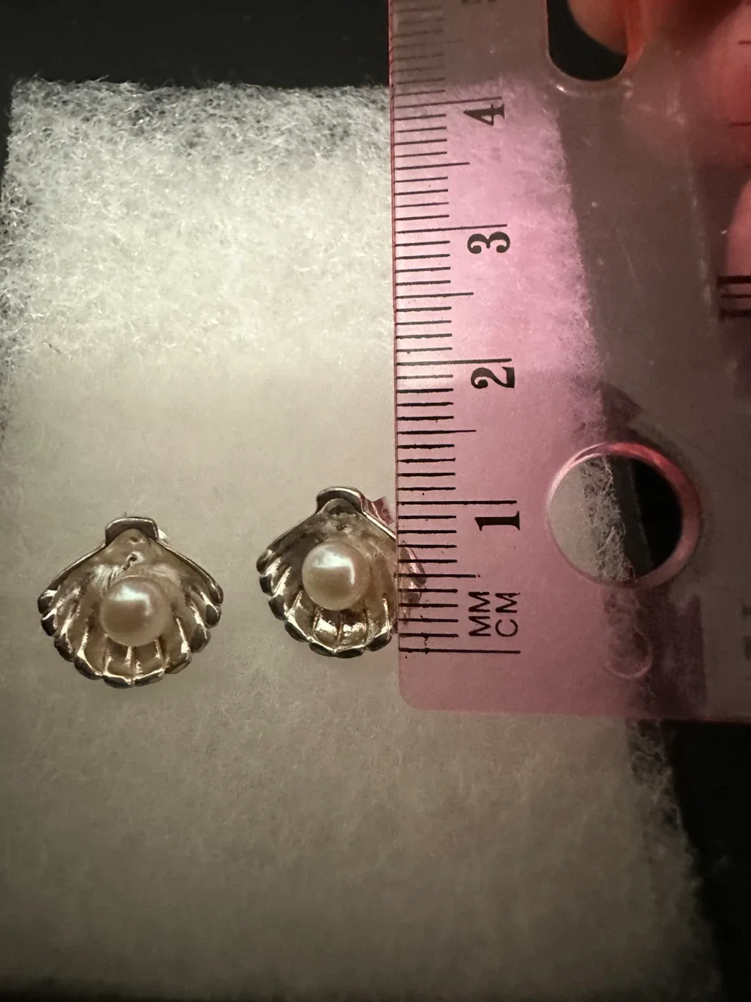 Pearl Shell Earrings Sterling silver 925 thumbnail