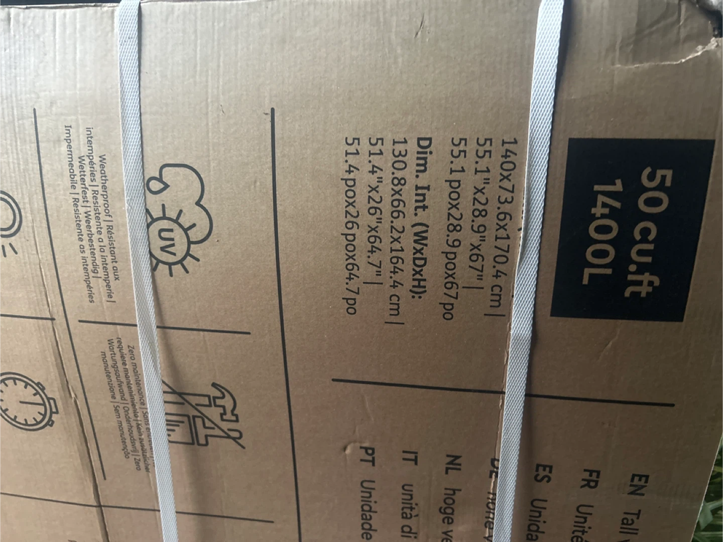 Keter Cortina Alto 50 cu.ft. Shed - NEW in Box! - photo 3