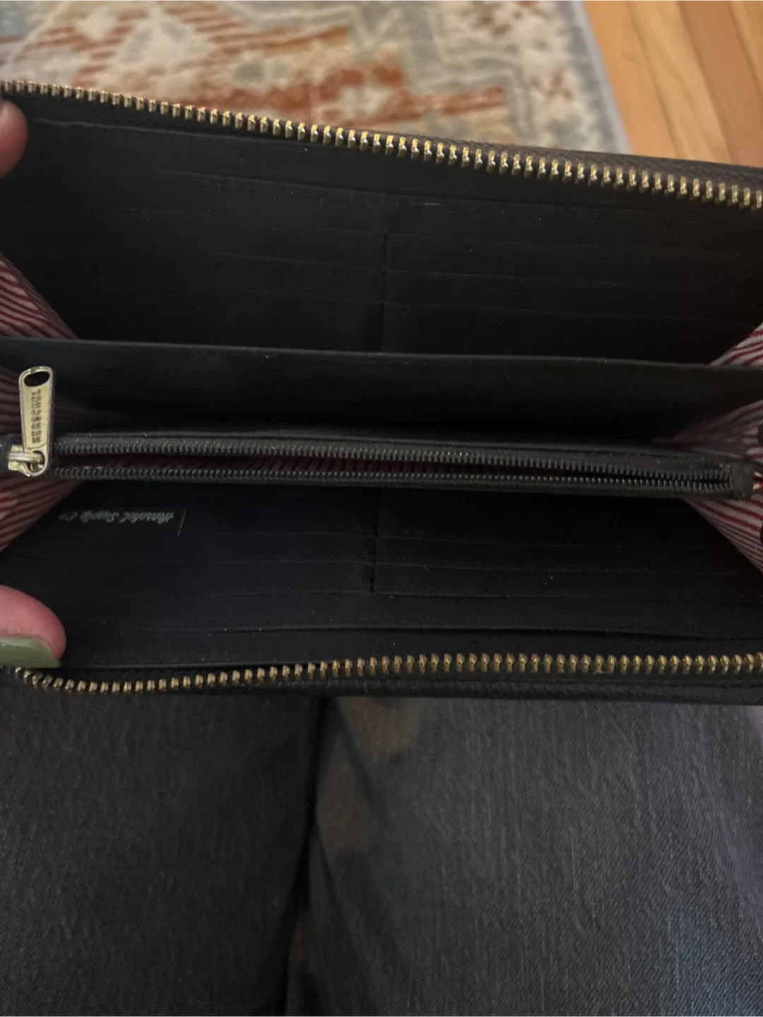 Herschel Navy Blue Leather Wallet image indicator(2)