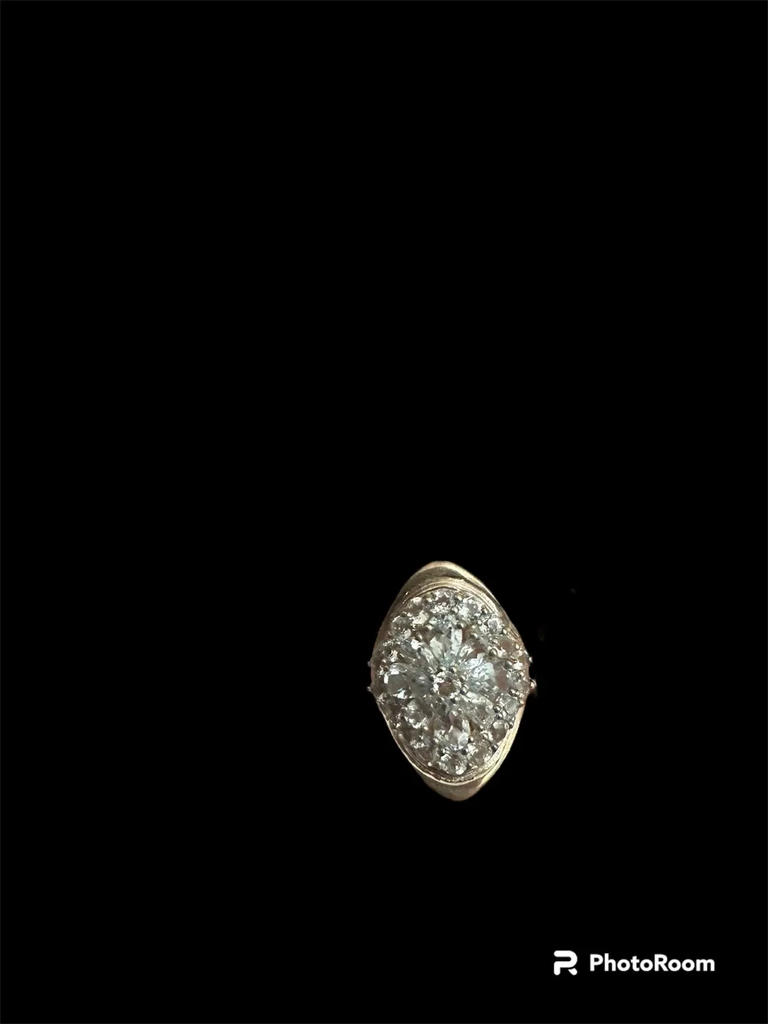 Sterling silver  925 natural stones Ring size 6 thumbnail