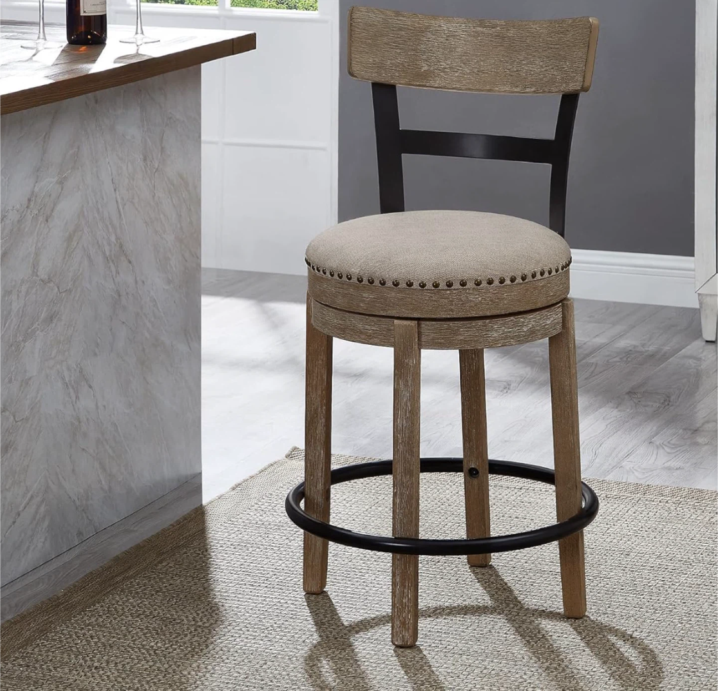 Brand New Swivel Bar Stools - 24" Seat Height (Set of 3)
