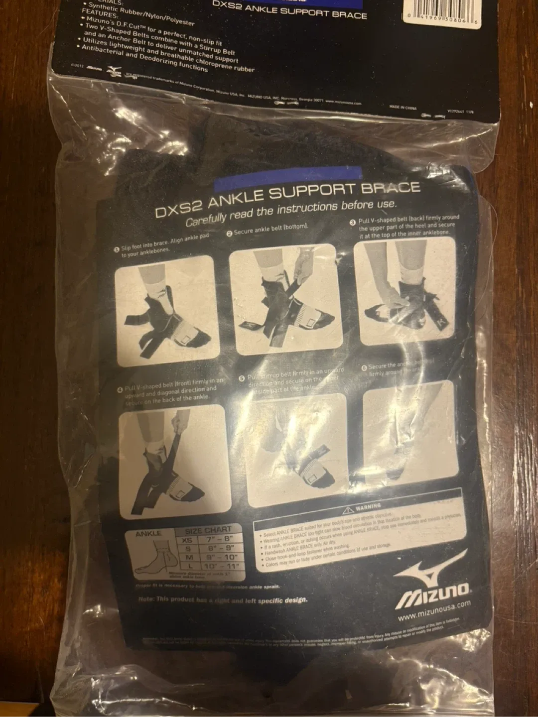 New Mizuno DXS2 Ankle Support Brace - Medium image indicator(3)