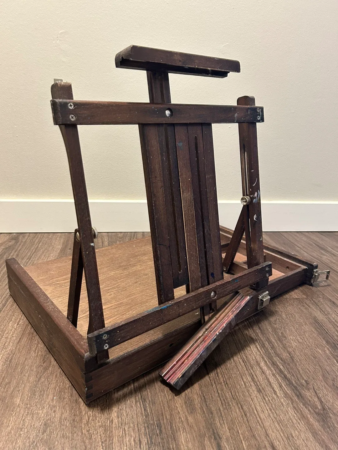 Wooden Artist table Easel thumbnail