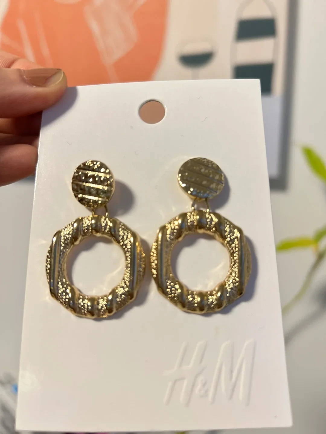 H&M Gold Tone Earrings - Set of 4 image indicator(2)