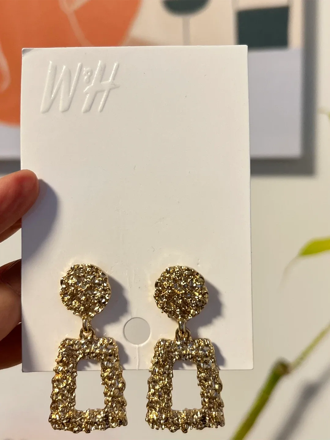 H&M Gold Tone Earrings - Set of 4 image indicator(4)