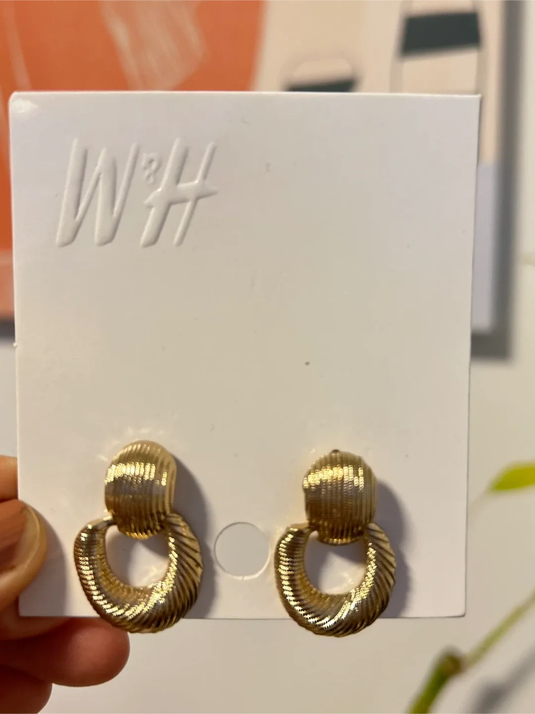 H&M Gold Tone Earrings - Set of 4 image indicator(3)