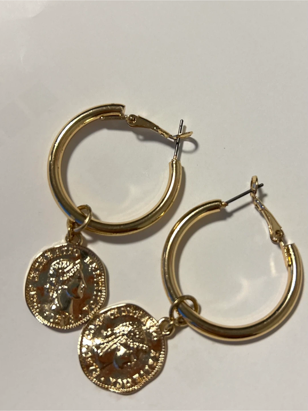 H&M Gold Tone Earrings - Set of 4