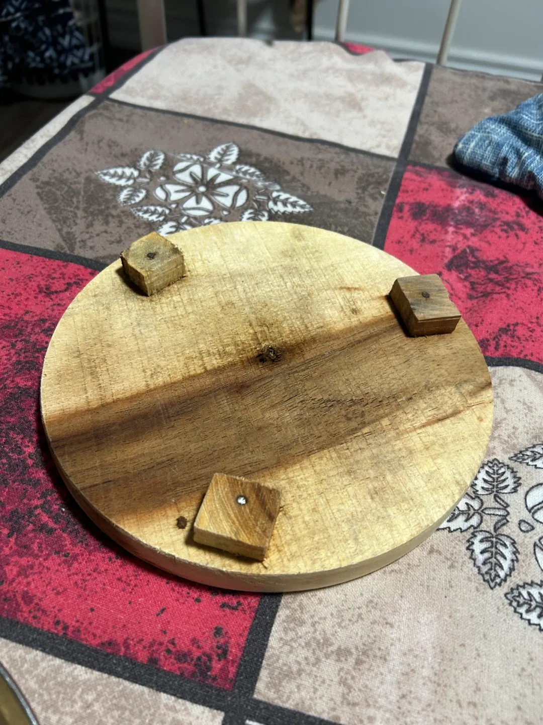 Wooden Round indian kitchen stuff ( making roti) image indicator(2)