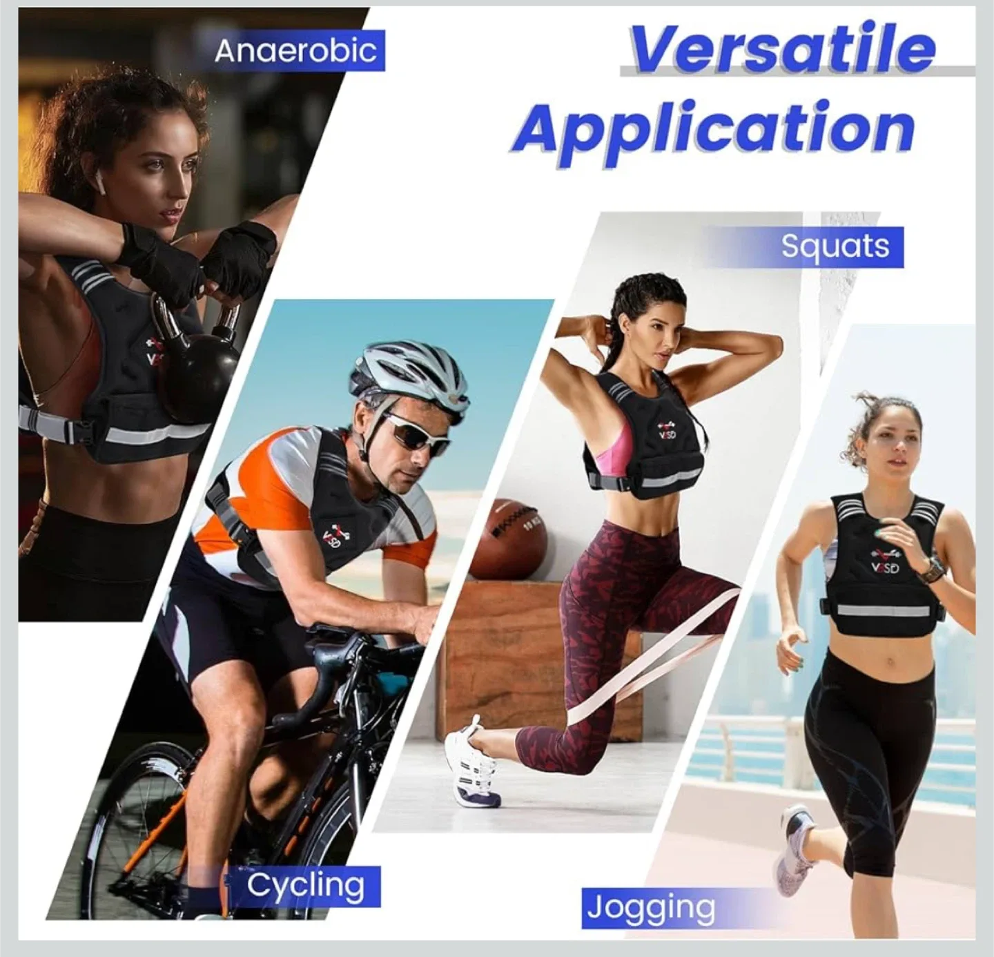 VSD Adjustable Weighted Vest (20-32 lbs) image indicator(5)