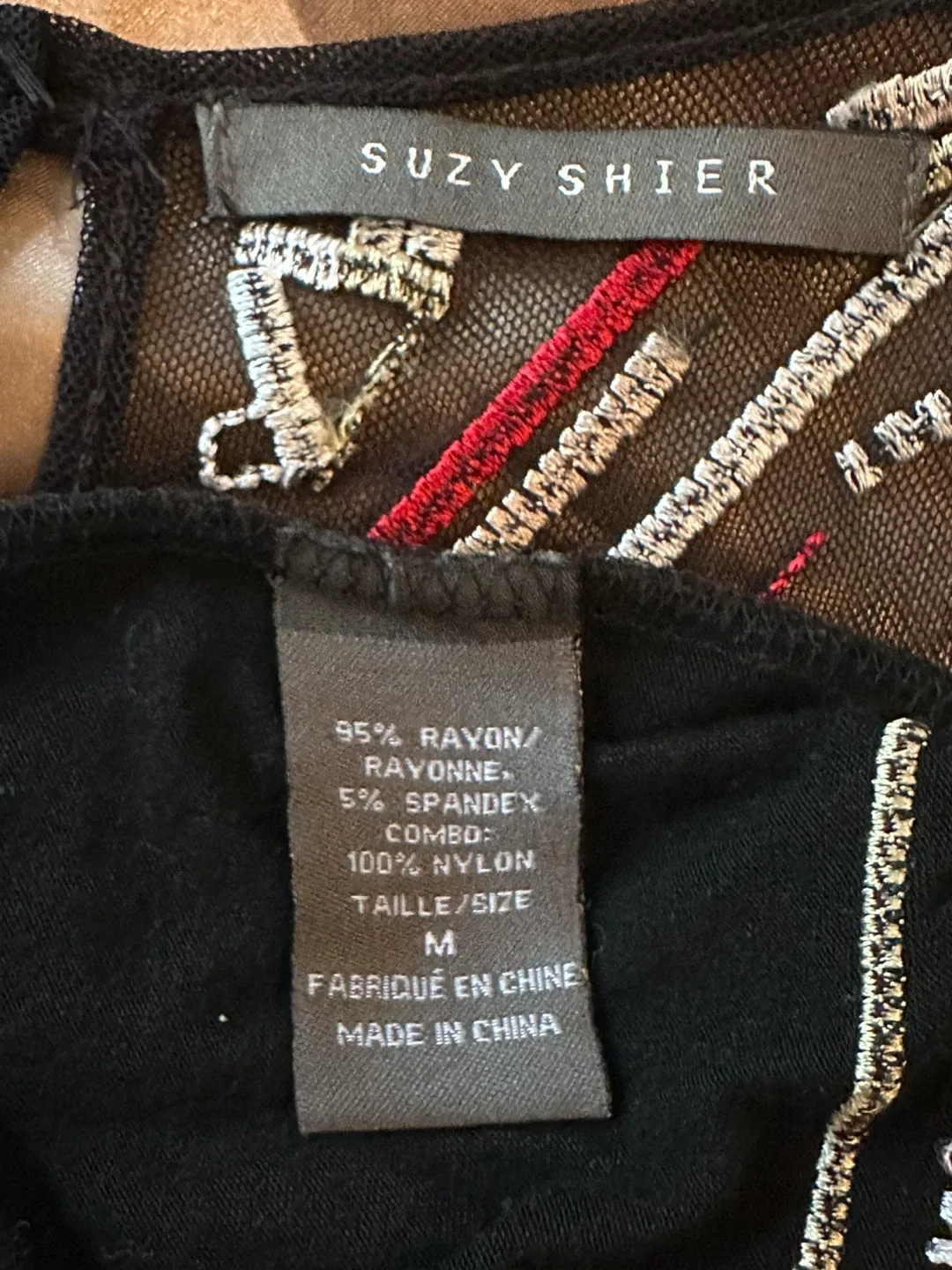 Suzy Shier Black Tank Top - Size M image indicator(4)