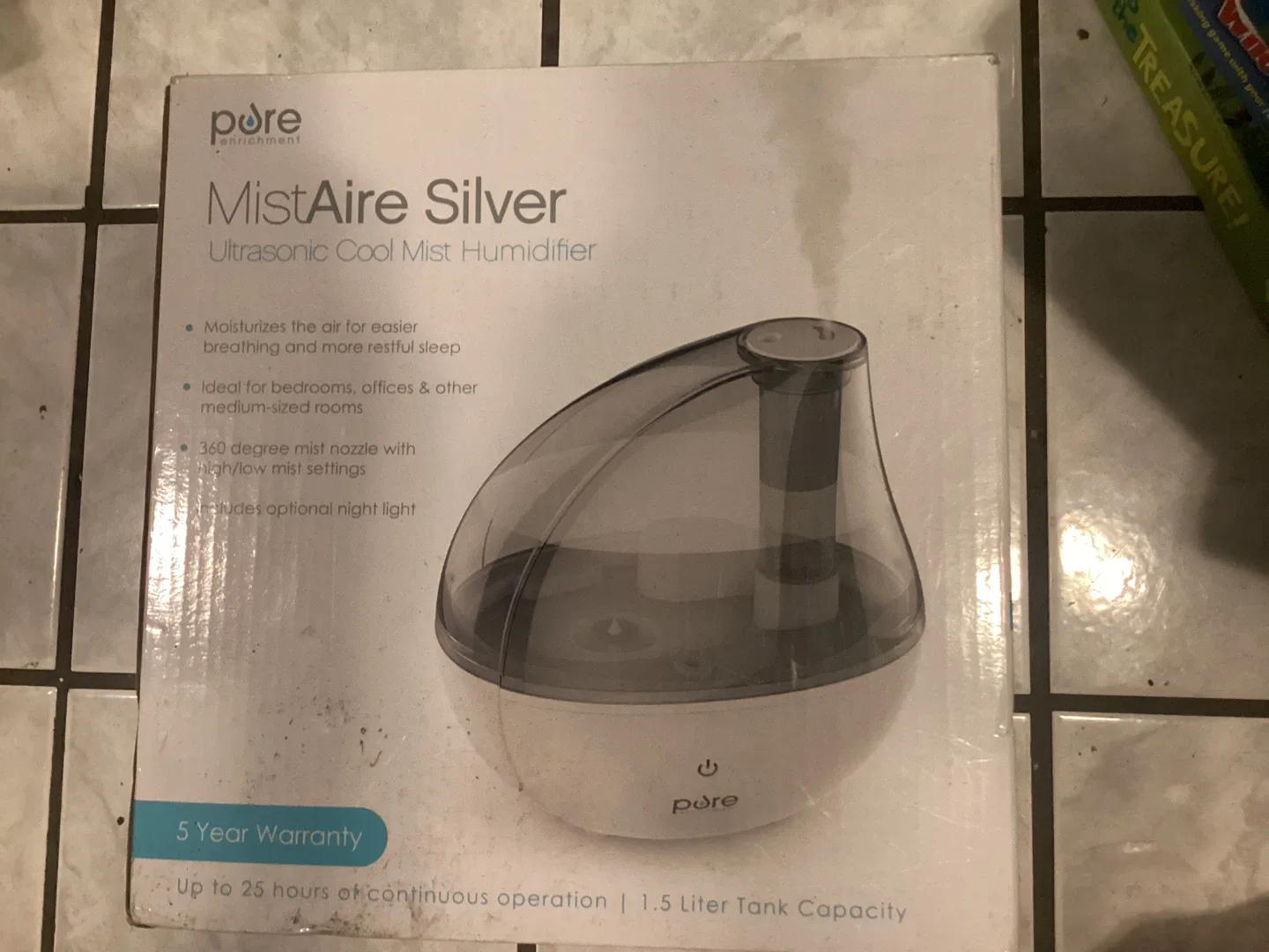 🧡Pure Enrichment MistAire Silver Humidifier thumbnail