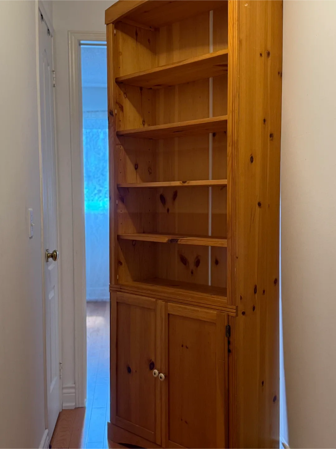 Wooden Bookcase with Cabinet image indicator(3)