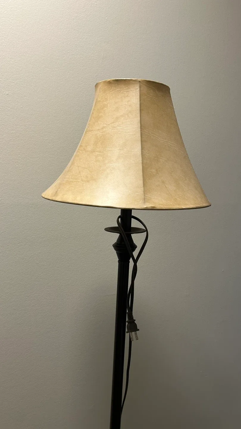Floor Lamp with Beige Shade image indicator(3)