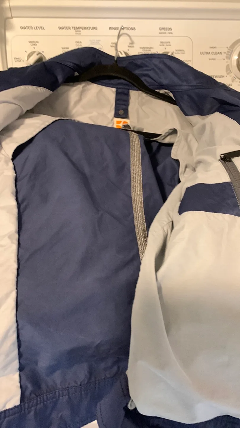 Mens Blue Jacket Hugo Orange image indicator(8)