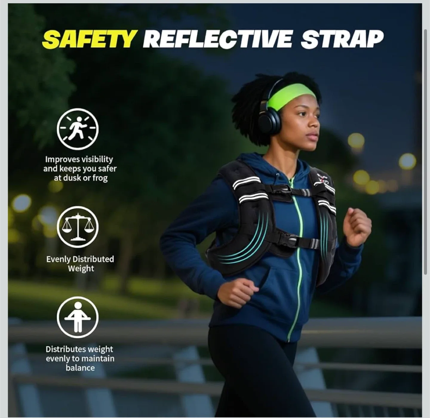 VESD Weighted Vest 20lb - Elevate Cardio Efficiency image indicator(3)