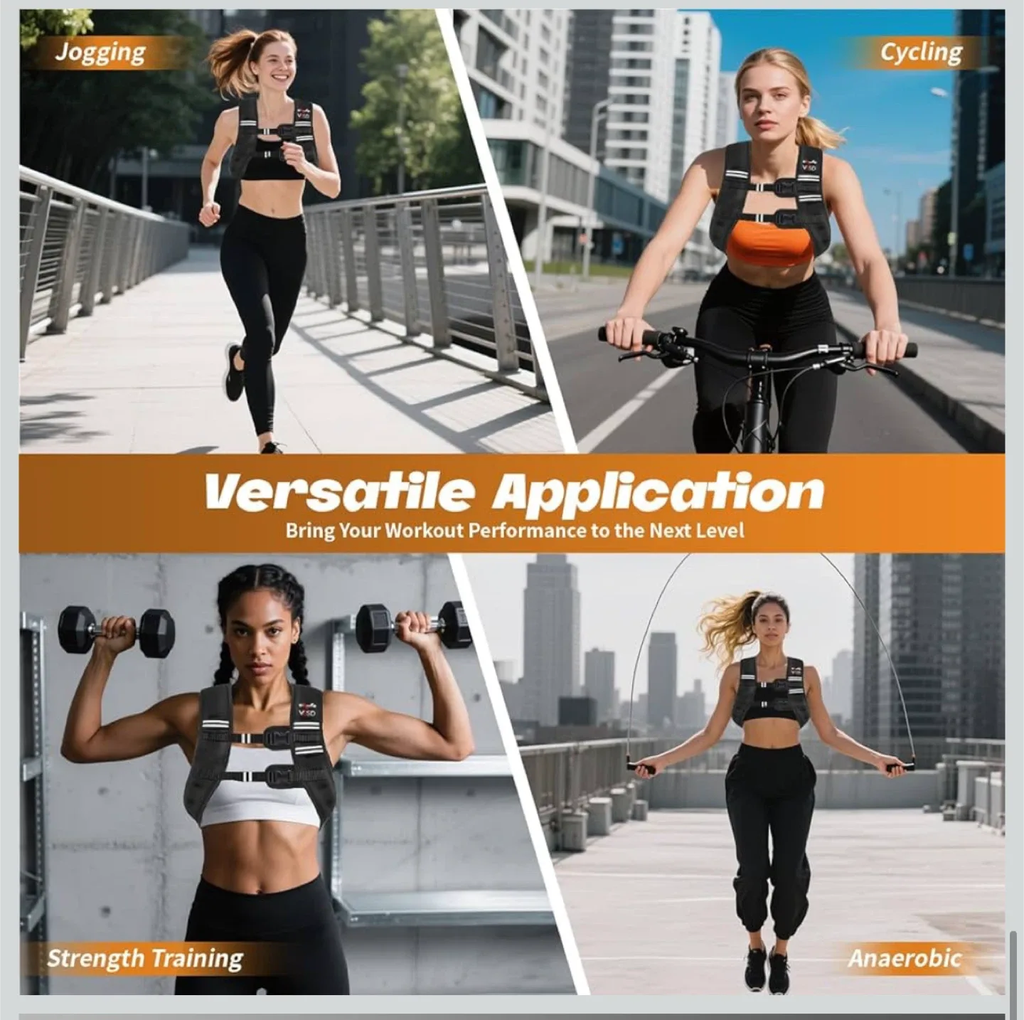 VESD Weighted Vest 20lb - Elevate Cardio Efficiency image indicator(5)